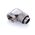 Bykski G1/4 Male to Female 90 Degree Dual Rotary Elbow Fitting Silver