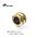 BYKSKI OD14mm Enhanced Anti-off Rubber Hand Compression Hard Tube Fitting Gold