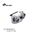 BYKSKI G1/4 45 Degree Rotary Fitting Silver V2