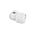 Bitspower G1/4" Deluxe White Dual Rotary Angle Compression Fitting For ID 1/2" OD 3/4" Tube