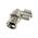 Quick Release 90 Angle Coupling 10/13 Female Silver