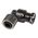 Quick Release 90 Angle Coupling 10/13 Female Black