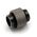XSPC G1/4″ 10mm Male to Male Fitting (Black Chrome)