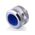 BYKSKI OD14mm Enhanced Anti-off Rubber Hand Compression Hard Tube Fitting Silver