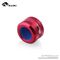 BYKSKI OD14mm Enhanced Anti-off Rubber Hand Compression Hard Tube Fitting Red