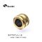 BYKSKI OD14mm Enhanced Anti-off Rubber Hand Compression Hard Tube Fitting Gold