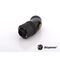 Bitspower G1/4" Matt Black Dual Rotary 45-Degree Compression Fitting For ID 3/8" OD 1/2" Tube