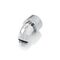 Bitspower G1/4" Silver Shining Dual Rotary 45-Degree Compression Fitting For ID 1/2" OD 3/4" Tube