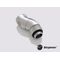 Bitspower G1/4" Silver Shining Dual Rotary 90-Degree IG1/4" Extender